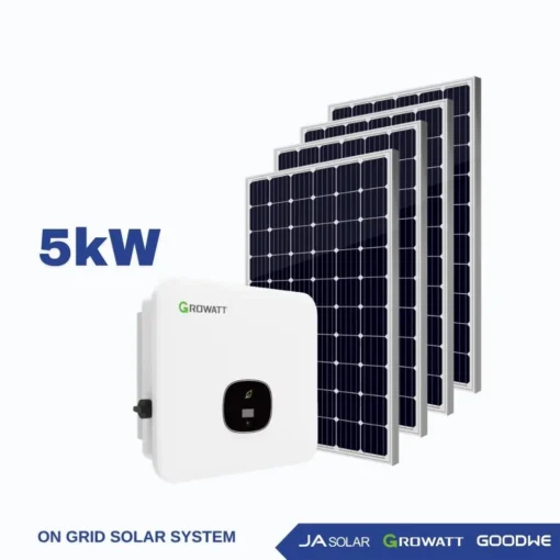 IMEX 5kW On Grid Solar System Sri Lanka Grid Tied Solar Project jpg